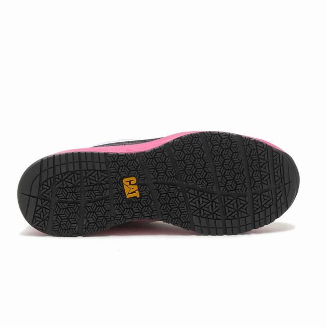 Sapatos de Trabalho Caterpillar Streamline Runner Carbon Composite Toe Feminino Branco Rosa | 063SWJYXP