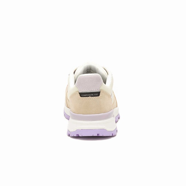 Sapatos de Trabalho Caterpillar Venward Composite Toe Feminino Branco Bege Roxo | 814IKJWUB