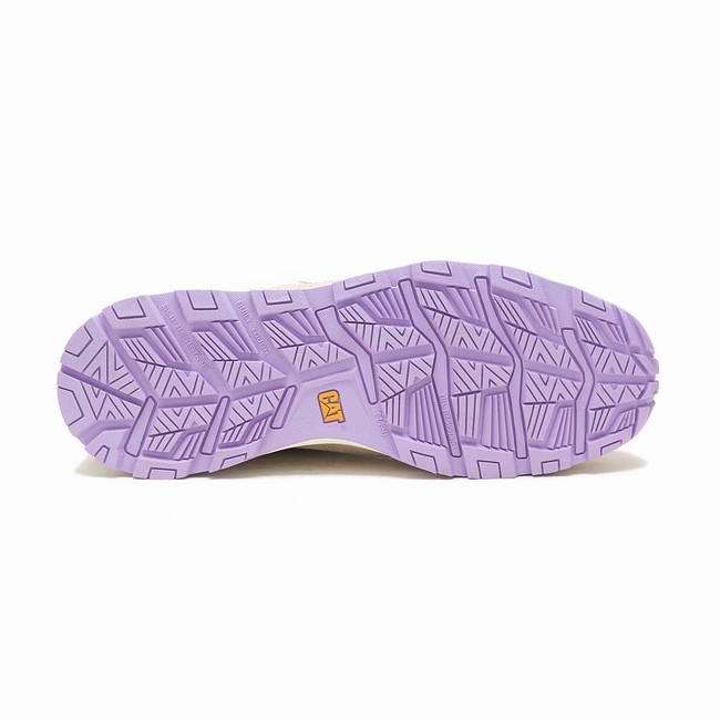 Sapatos de Trabalho Caterpillar Venward Composite Toe Feminino Branco Bege Roxo | 814IKJWUB