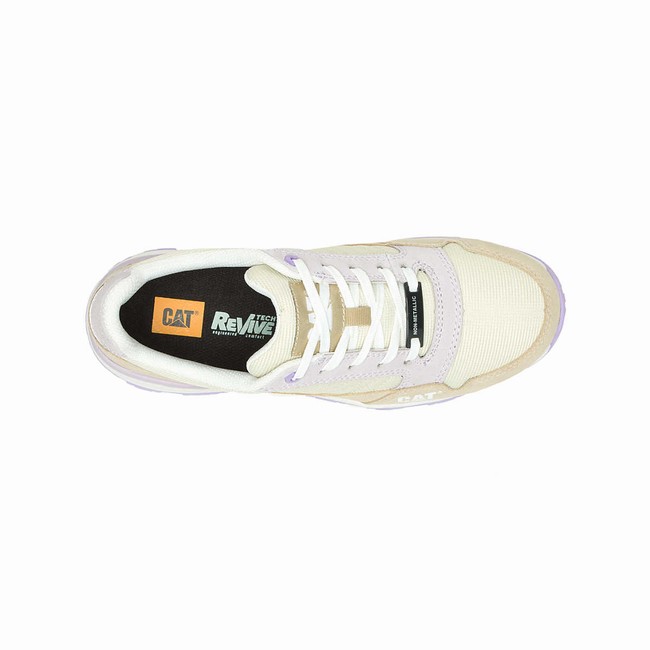 Sapatos de Trabalho Caterpillar Venward Composite Toe Feminino Branco Bege Roxo | 814IKJWUB