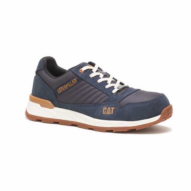 Sapatos de Trabalho Caterpillar Venward Composite Toe Masculino Azuis | 824MWLIRC