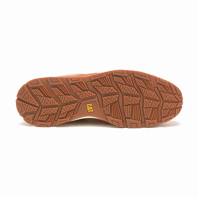 Sapatos de Trabalho Caterpillar Venward Composite Toe Masculino Bege Marrom | 604XVHYLE